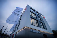 Neubau Bro- und Lagergebude Firma Elektro Bauer, Neubau eines Brogebudes in Berlin Adlershof, Karl-Ziegler-Strasse, 12489 Berlin