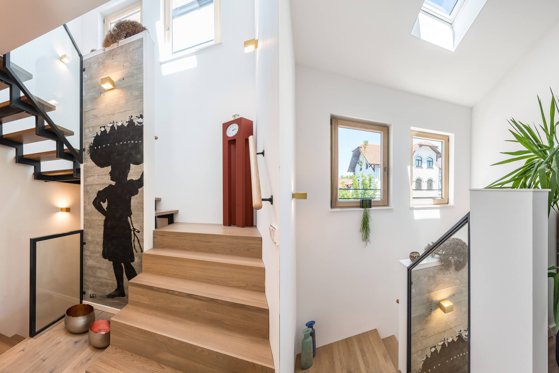 Einfamilienhauses und Doppelhaus, Kybergstr., Oberhaching