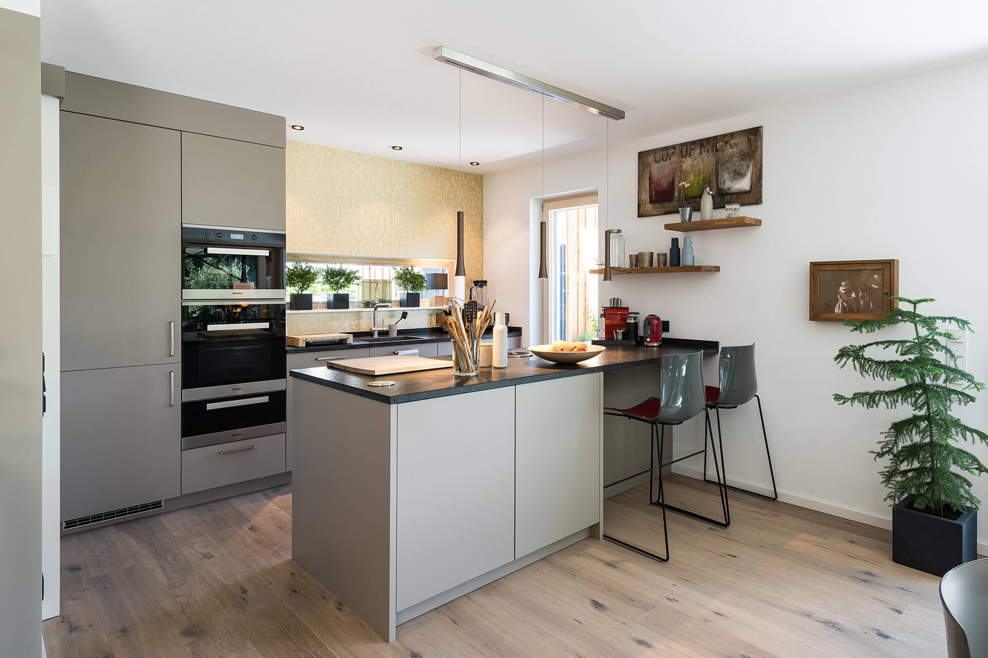 Einfamilienhauses und Doppelhaus, Kybergstr., Oberhaching