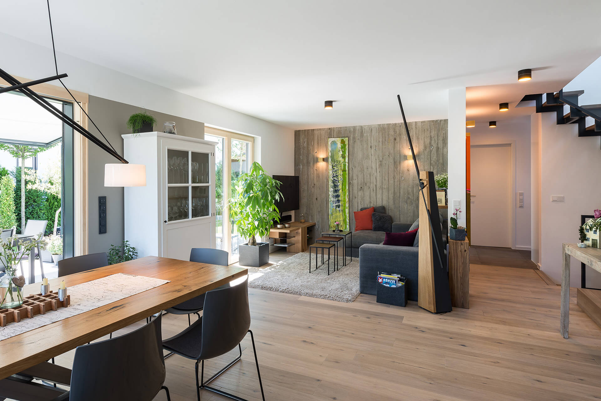 Einfamilienhauses und Doppelhaus, Kybergstr., Oberhaching