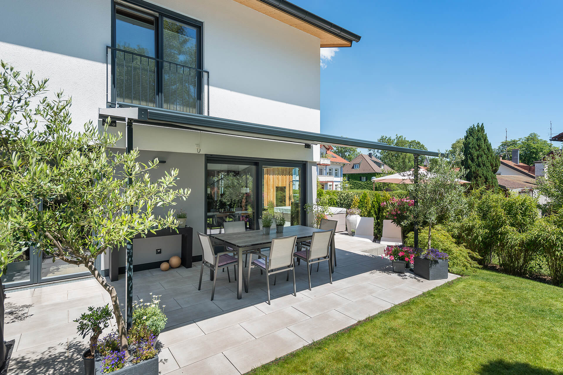 Einfamilienhauses und Doppelhaus, Kybergstr., Oberhaching