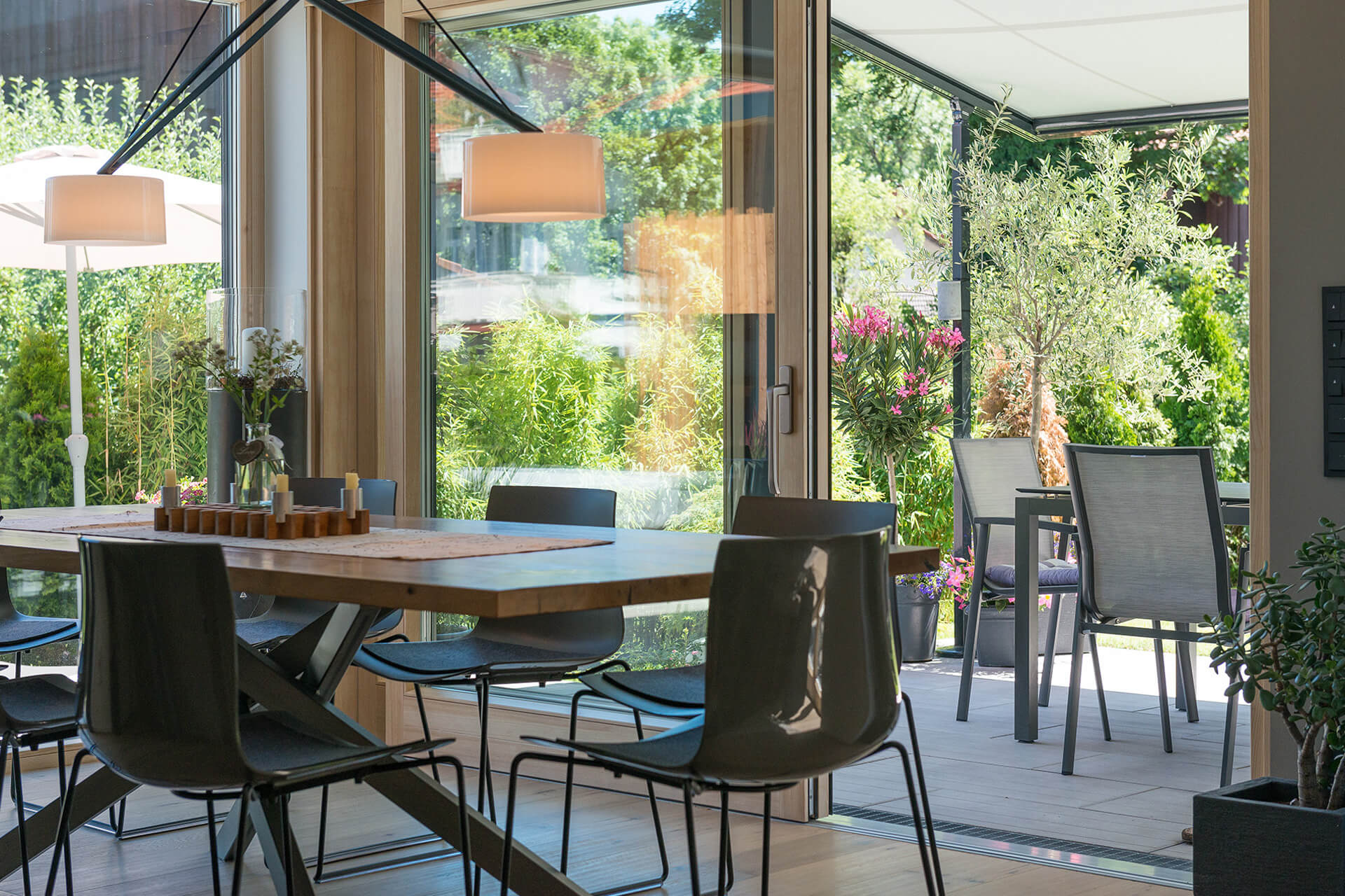Einfamilienhauses und Doppelhaus, Kybergstr., Oberhaching