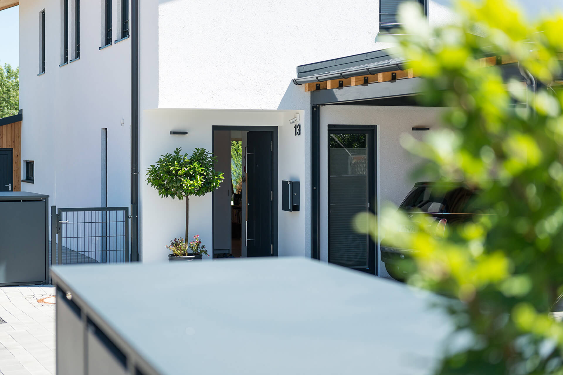 Einfamilienhauses und Doppelhaus, Kybergstr., Oberhaching