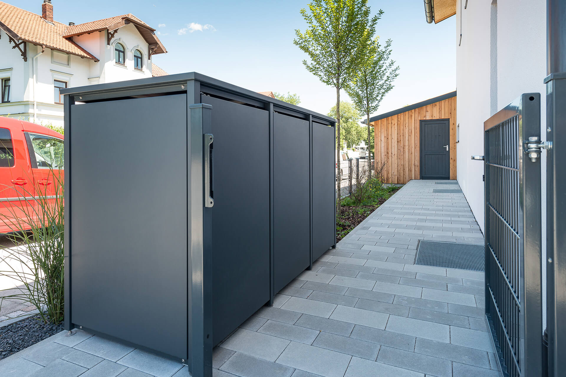 Einfamilienhauses und Doppelhaus, Kybergstr., Oberhaching